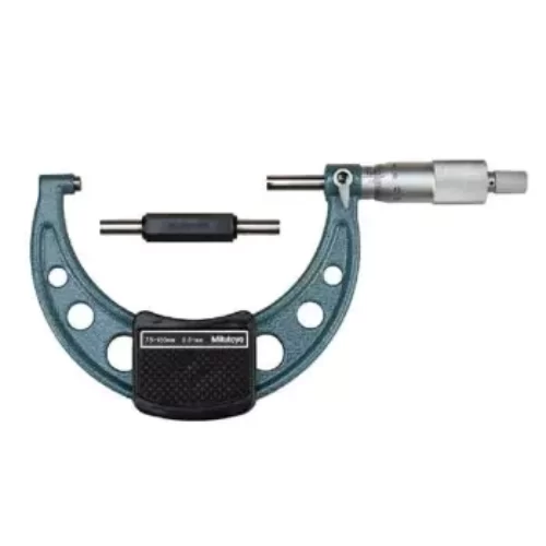 MITUTOYO 103-140 OUTSIDE MICROMETER WITH RATCHET STOP 75-100MM