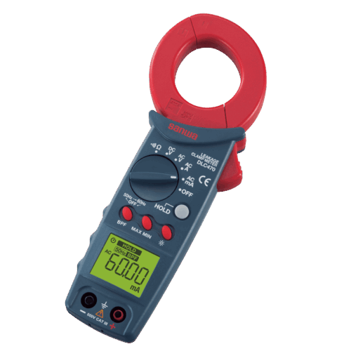 SANWA – DIGITAL LEAKAGE CLAMP METER (400A AC) -MODEL-DLC470