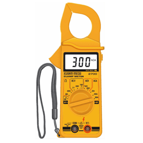 KUSAM – MECO- INDUSTRIAL GRADE DIGITAL CLAMP METER -MODEL -MODEL : KM 2700